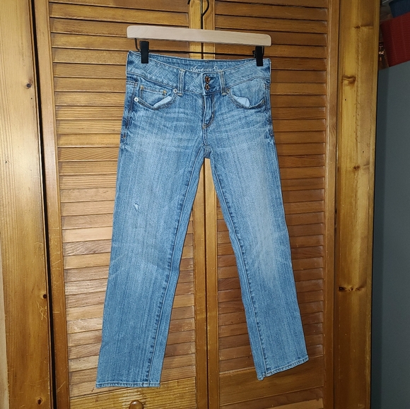 American Eagle Artist Crop Jeans Size 2 - Picture 9 of 10